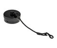 Capuchon, Noir, A utiliser avec - RJ45-fatninger med kvadratisk flange